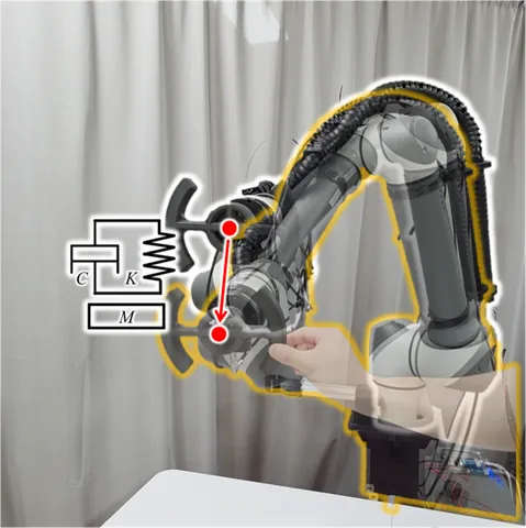 Admittance control with Rainbow Robotics RB10 collaborative robot
