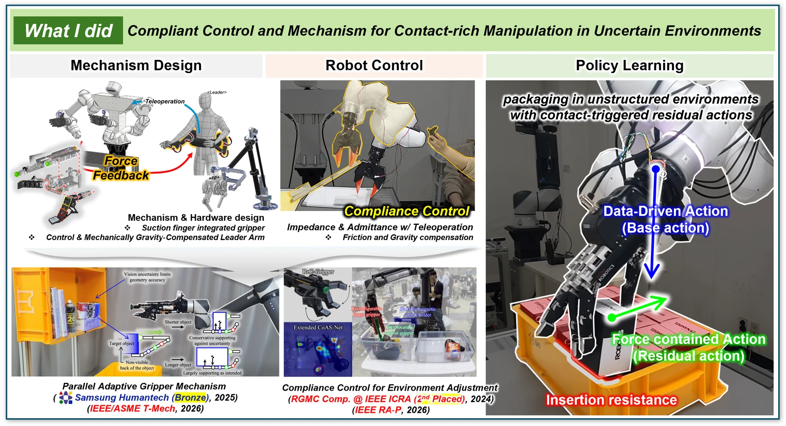CV abstract - research overview