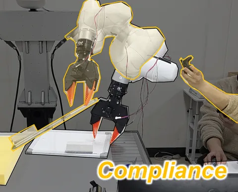 Impedance control demonstration with Doosan M0609 robot arm